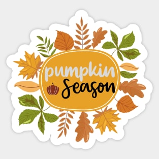 Pumpkin Season  t shirt design Sticker